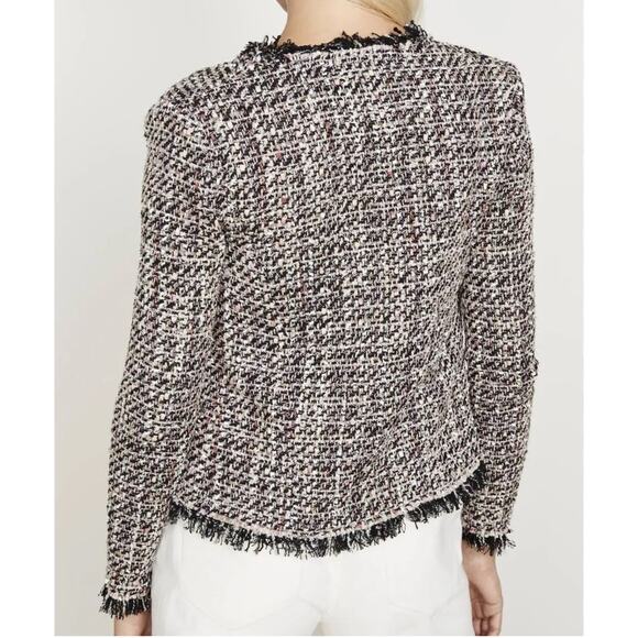 IRO Shavadispe Tweed Blazer Size 2 or 34 Black Multi Lady Jacket Maximalist Prep - Picture 4 of 13